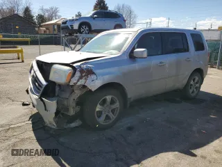 2012 Honda Pilot EX with VIN 5FNYF4H47CB044468, listed as a Copart auction lot 48815315 with 208,536 mi miles and Salvage Title. Bid and sale history available at DreamBid. Image 1.