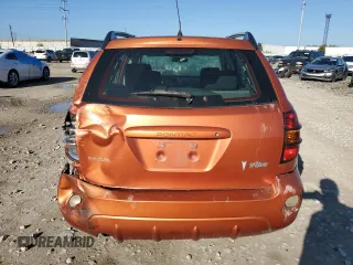 2005 Pontiac Vibe with VIN 5Y2SL63805Z463084, listed as a Copart auction lot 74287354 with 196,909 mi miles and Salvage Title. Bid and sale history available at carsss.com. Image 6.