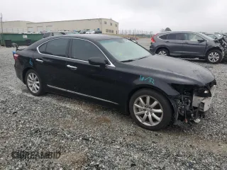 2009 Lexus LS 460 with VIN JTHCL46F395001858, listed as a Copart auction lot 89346225 with 291,337 mi miles and Salvage Title. Bid and sale history available at DreamBid. Image 4.