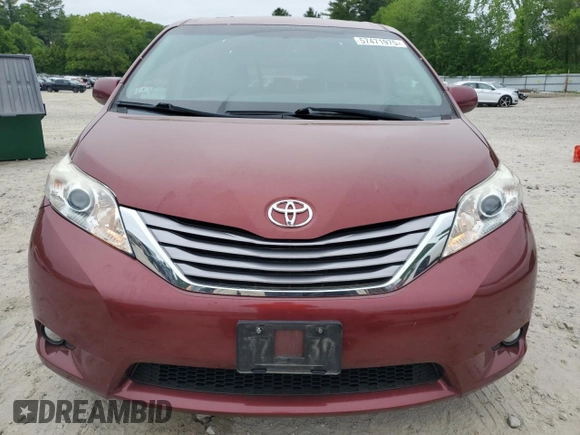 2015 Toyota Sienna XLE with VIN 5TDYK3DC1FS648469, listed as a Copart auction lot 57471975 with 118,567 mi miles and Non repairable. Bid and sale history available at DreamBid. Image 5.