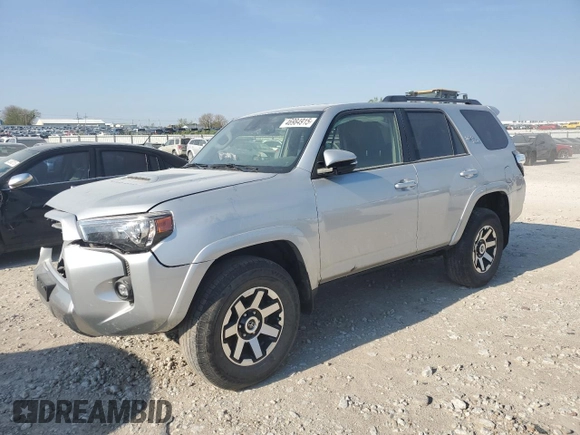 2023 Toyota 4Runner TRD Off Road Premium with VIN JTERU5JR3P6120898, listed as a Copart auction lot 46984915 with 49,525 mi miles and Salvage title. Bid and sale history available at DreamBid. Image 1.