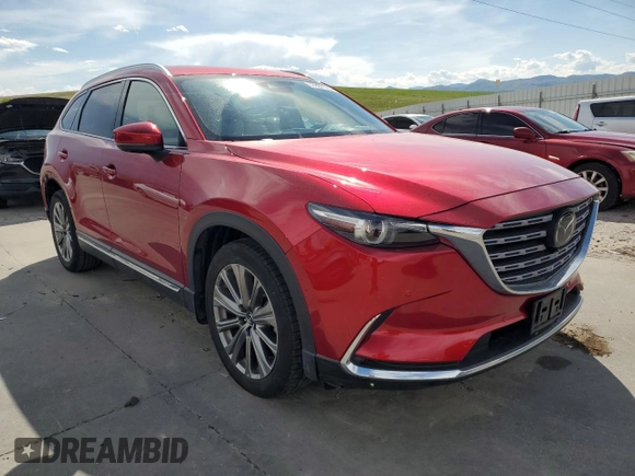 2023 Mazda CX-9 Signature with VIN JM3TCBEYXP0639552, listed as a Copart auction lot 57897175 with 30,120 mi miles and Salvage title. Bid and sale history available at DreamBid. Image 4.