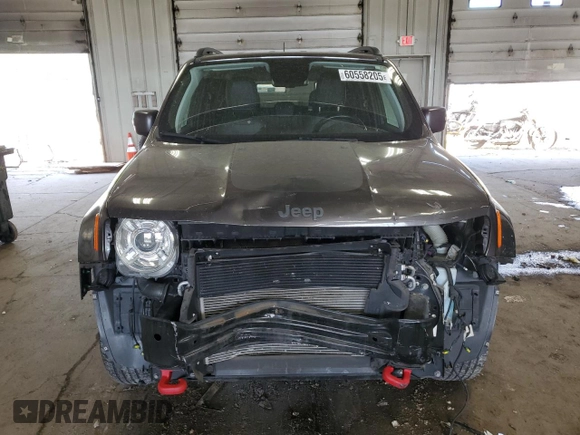 2018 Jeep Renegade Trailhawk с VIN ZACCJBCB0JPH27962, выставлен на аукционе Copart как лот 60558205 с пробегом 39 924 миль миль и Чистый • Clean title. История ставок и продаж доступна на DreamBid. Изображение 5.