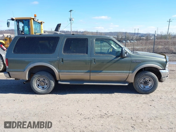 2001 Ford Excursion Limited with VIN 1FMNU43S21EA39638, listed as a IAAI auction lot 41817300 with 191,354 mi miles and . Bid and sale history available at DreamBid. Image 13.