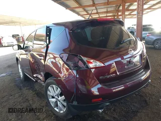 2014 Nissan Murano SV with VIN JN8AZ1MU4EW404070, listed as a IAAI auction lot 41670291 with 91,334 mi miles and . Bid and sale history available at DreamBid. Image 3.
