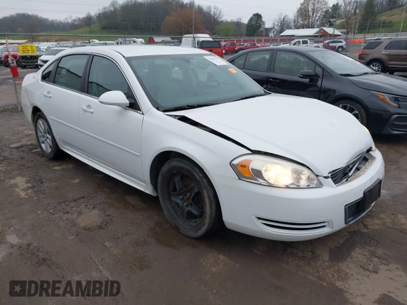 2011 Chevrolet Impala LS Retail with VIN 2G1WA5EK4B1104957, listed as a IAAI auction lot 42012637 with 160,286 mi miles and . Bid and sale history available at DreamBid. Image 1.