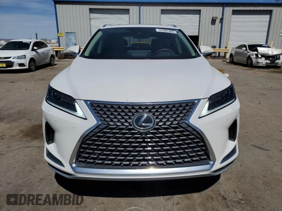 2022 Lexus RX 350 with VIN 2T2HZMDA0NC341393, listed as a Copart auction lot 47565305 with 27,724 mi miles and Salvage Title. Bid and sale history available at DreamBid. Image 5.