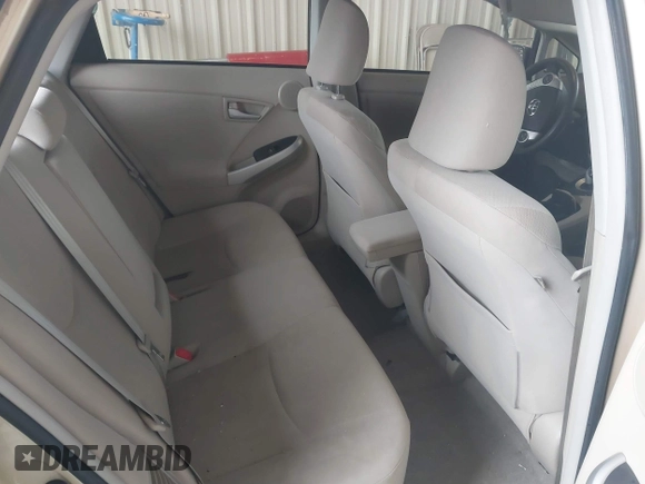 2011 Toyota Prius I with VIN JTDKN3DU2B1447144, listed as a IAAI auction lot 41887553 with 104,860 mi miles. Bid and sale history available at carsss.com. Image 8.