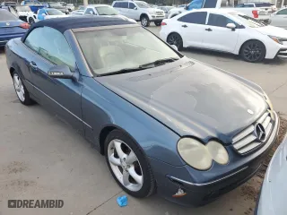 2005 Mercedes-Benz CLK-Class 3.2L with VIN WDBTK65G05T044861, listed as a Copart auction lot 75247954 with 0 mi miles and Salvage Title. Bid and sale history available at carsss.com. Image 5.