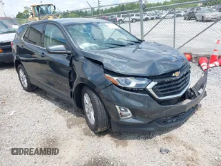 2019 Chevrolet Equinox LT with VIN 3GNAXKEV4KS581005, listed as a IAAI auction lot 42393604 with 108,733 mi miles and . Bid and sale history available at DreamBid. Image 1.
