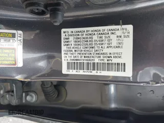 2015 Honda CR-V EX-L with VIN 2HKRM4H73FH606201, listed as a IAAI auction lot 40490815 with 24,219 mi miles and . Bid and sale history available at carsss.com. Image 9.