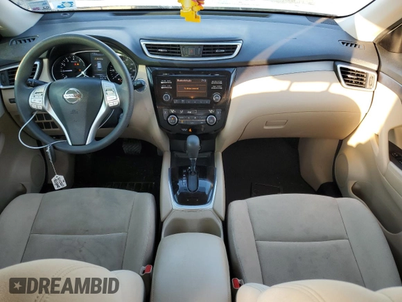 2016 Nissan Rogue SV with VIN KNMAT2MT8GP713774, listed as a Copart auction lot 53908685 with 98,192 mi miles and Salvage Title. Bid and sale history available at DreamBid. Image 8.
