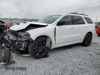 2021 Dodge Durango GT with VIN 1C4RDHDGXMC750236, listed as a Copart auction lot 52521305 with 89,890 mi miles and Non repairable. Bid and sale history available at DreamBid. Image 1.