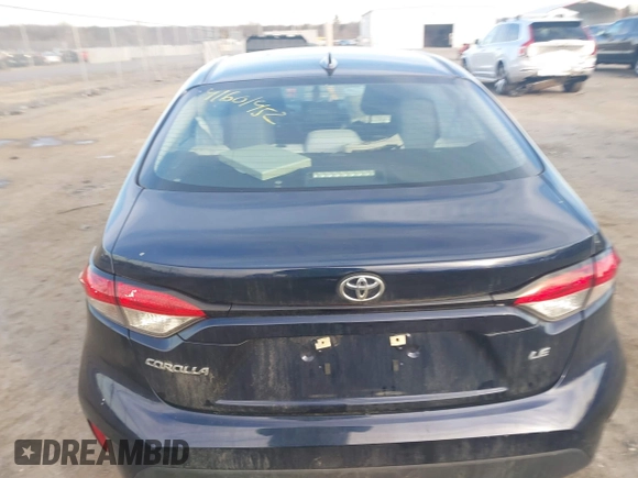 2022 Toyota Corolla LE with VIN 5YFEPMAE9NP306727, listed as a IAAI auction lot 41601452 with 29,969 mi miles and . Bid and sale history available at DreamBid. Image 16.