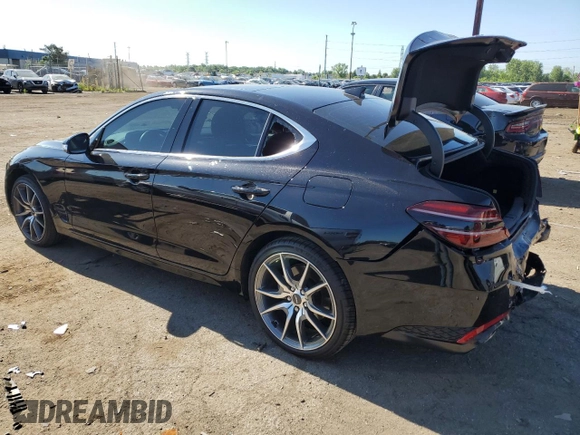2022 Genesis G70 2.0T z VIN KMTG34TA6NU102387, wystawiony jako Copart lot #57135504 z przebiegiem 15 769 mil mil oraz Szkoda całkowita • Salvage title. Historia ofert i sprzedaży dostępna na DreamBid. Obrazek 2.