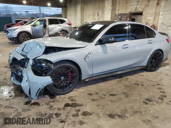 2023 BMW M3 Competition xDrive with VIN WBS43AY03PFP13218, listed as a IAAI auction lot 40936588 with 26,610 mi miles and . Bid and sale history available at DreamBid. Image 17.