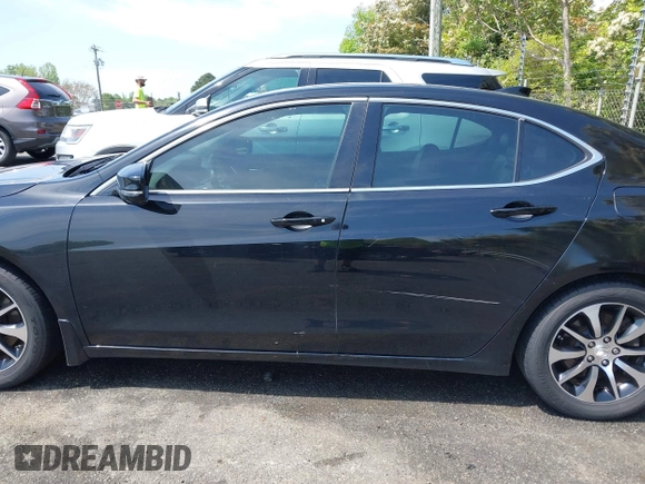 2015 Acura TLX Tech with VIN 19UUB1F57FA005463, listed as a IAAI auction lot 42027656 with 171,708 mi miles. Bid and sale history available at carsss.com. Image 14.