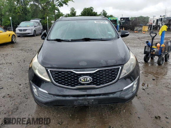 2012 Kia Sportage SX with VIN KNDPCCA60C7280931, listed as a Copart auction lot 60897545 with 136,903 mi miles and Salvage title. Bid and sale history available at DreamBid. Image 5.