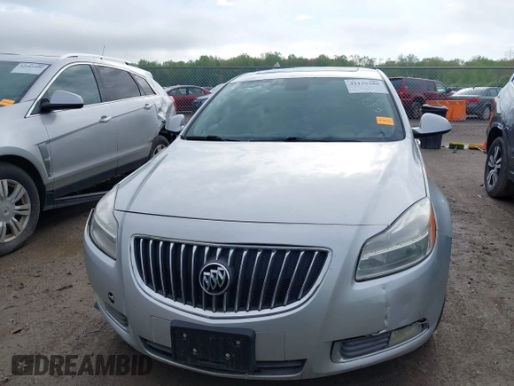 2011 Buick Regal CXL RL6 with VIN W04GU5GC7B1115153, listed as a IAAI auction lot 42135288 with 203,376 mi miles and . Bid and sale history available at DreamBid. Image 12.
