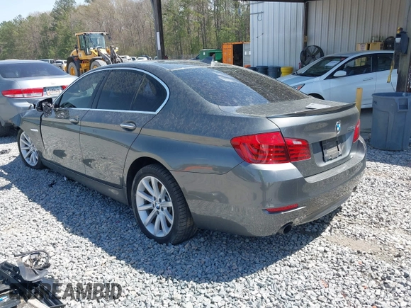 2014 BMW 5 Series 535i with VIN WBA5B1C53ED476527, listed as a IAAI auction lot 41827504 with Not Provided miles. Bid and sale history available at carsss.com. Image 3.