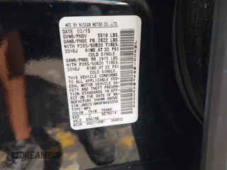 2015 Infiniti QX70 z VIN JN8CS1MW9FM483358, wystawiony jako IAAI lot #42194570 z przebiegiem 86 168 mil mil oraz . Historia ofert i sprzedaży dostępna na DreamBid. Obrazek 9.