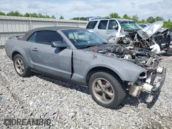 2006 Ford Mustang Standard with VIN 1ZVFT84N865126752, listed as a Copart auction lot 57160965 with Not provided miles and Salvage title. Bid and sale history available at DreamBid. Image 4.