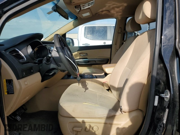 2016 Kia Sedona LX with VIN KNDMB5C16G6091943, listed as a Copart auction lot 50242475 with 182,678 mi miles and Salvage Title. Bid and sale history available at DreamBid. Image 7.