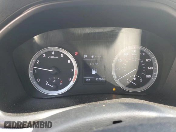 2019 Hyundai Sonata SE with VIN 5NPE24AF3KH733045, listed as a Copart auction lot 54121665 with 92,020 mi miles and Salvage Title. Bid and sale history available at carsss.com. Image 9.