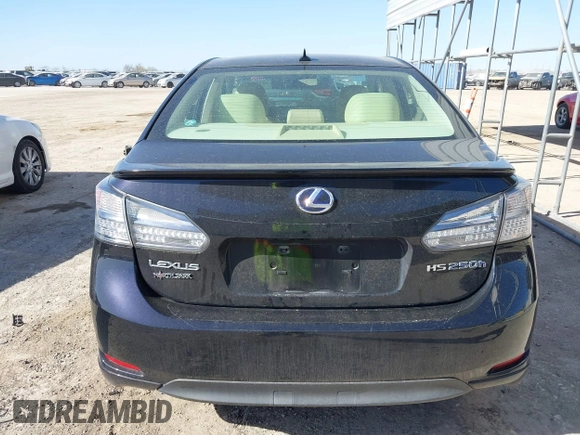 2010 Lexus HS 250h with VIN JTHBB1BAXA2017701, listed as a IAAI auction lot 41209865 with 104,023 mi miles and . Bid and sale history available at DreamBid. Image 16.