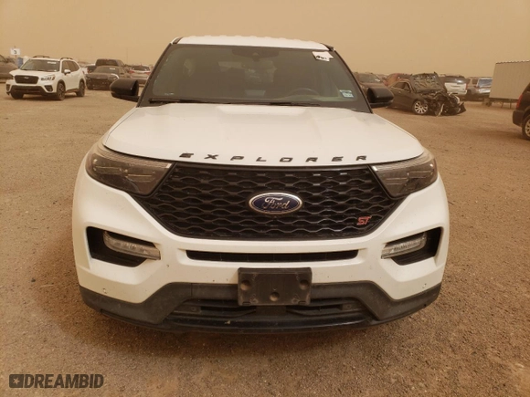 2021 Ford Explorer ST with VIN 1FM5K8GC4MGA15222, listed as a Copart auction lot 48993375 with 83,690 mi miles and Salvage Title. Bid and sale history available at carsss.com. Image 5.