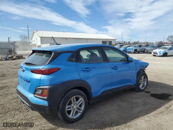 2020 Hyundai Kona SE with VIN KM8K12AA0LU408452, listed as a Copart auction lot 83014684 with 97,367 mi miles and Salvage Title. Bid and sale history available at carsss.com. Image 3.