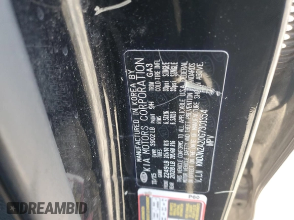 2016 Kia Soul with VIN KNDJN2A20G7301354, listed as a Copart auction lot 43133965 with 139,234 mi miles and Salvage Title. Bid and sale history available at carsss.com. Image 12.