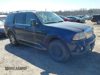 2005 Lincoln Aviator with VIN 5LMEU88HX5ZJ00234, listed as a IAAI auction lot 41661578 with 180,728 mi miles and . Bid and sale history available at DreamBid. Image 1.
