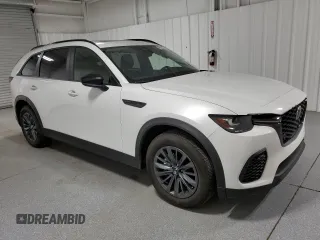 2025 Mazda CX-70 Preferred with VIN JM3KJBHD0S1116974, listed as a Copart auction lot 52789065 with 14,726 mi miles and Salvage Title. Bid and sale history available at DreamBid. Image 4.