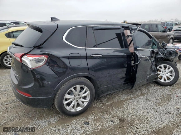 2020 Buick Envision Preferred with VIN LRBFXBSA3LD147772, listed as a Copart auction lot 43351965 with 0 mi miles and Salvage Title. Bid and sale history available at carsss.com. Image 3.