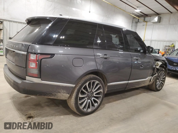 2016 Land Rover Range Rover Autobiography with VIN SALGV2EF0GA287636, listed as a Copart auction lot 51229324 with 108,905 mi miles and Non Repairable. Bid and sale history available at DreamBid. Image 3.