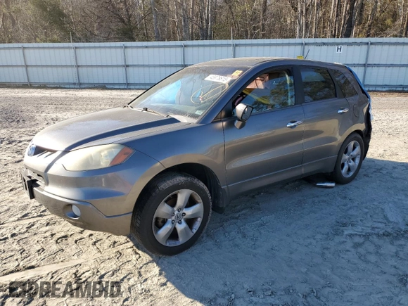 2008 Acura RDX with VIN 5J8TB18288A020376, listed as a Copart auction lot 45978615 with 0 mi miles and Salvage Title. Bid and sale history available at carsss.com. Image 1.