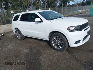2019 Dodge Durango GT Plus with VIN 1C4RDHDG9KC803201, listed as a IAAI auction lot 41817805 with 81,986 mi miles and . Bid and sale history available at carsss.com. Image 1.