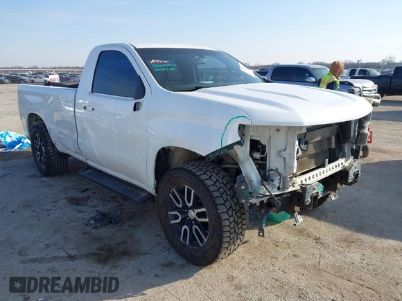 2021 Chevrolet Silverado 1500 Work Truck with VIN 3GCNWAEF4MG336162, listed as a IAAI auction lot 41577693 with 66,144 mi miles. Bid and sale history available at carsss.com. Image 1.