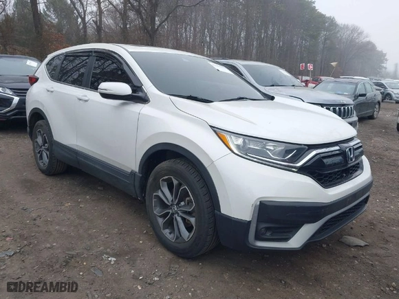 2020 Honda CR-V EX-L with VIN 5J6RW2H83LA017332, listed as a IAAI auction lot 41907639 with 51,613 mi miles. Bid and sale history available at carsss.com. Image 1.