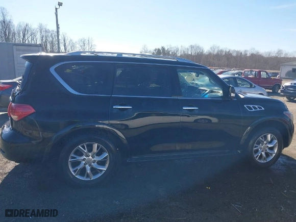 2011 Infiniti QX56 7-passenger with VIN JN8AZ2NE5B9002999, listed as a IAAI auction lot 41619129 with NaN miles. Bid and sale history available at carsss.com. Image 14.