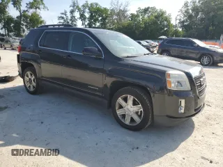 2011 GMC Terrain SLE-2 with VIN 2CTFLTEC6B6349491, listed as a Copart auction lot 53758005 with 216,190 mi miles and Salvage Title. Bid and sale history available at carsss.com. Image 4.