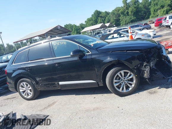 2019 Audi Q7 Premium Plus with VIN WA1LAAF77KD012284, listed as a IAAI auction lot 42587290 with 50,976 mi miles and . Bid and sale history available at DreamBid. Image 14.
