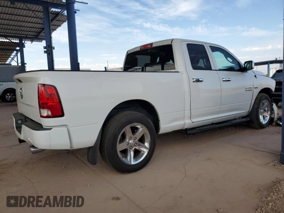 2014 Ram 1500 Express with VIN 1C6RR6FTXES384373, listed as a Copart auction lot 87754045 with 127,083 mi miles and Salvage title. Bid and sale history available at DreamBid. Image 3.