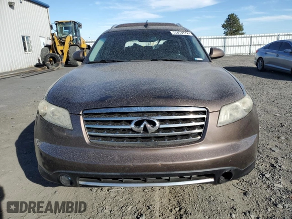 2006 Infiniti FX with VIN JNRAS08WX6X206675, listed as a Copart auction lot 72879774 with 185,758 mi miles and Salvage Title. Bid and sale history available at DreamBid. Image 5.
