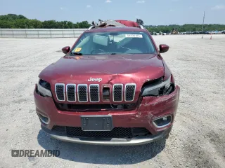 2019 Jeep Cherokee Limited with VIN 1C4PJMDX1KD345303, listed as a Copart auction lot 59298185 with 166,168 mi miles and Salvage title. Bid and sale history available at DreamBid. Image 5.