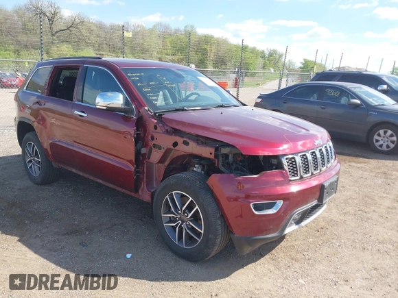 2022 Jeep Grand Cherokee Limited с VIN 1C4RJFBGXNC167019, выставлен на аукционе IAAI как лот 42193278 с пробегом 25 582 миль миль и . История ставок и продаж доступна на DreamBid. Изображение 1.