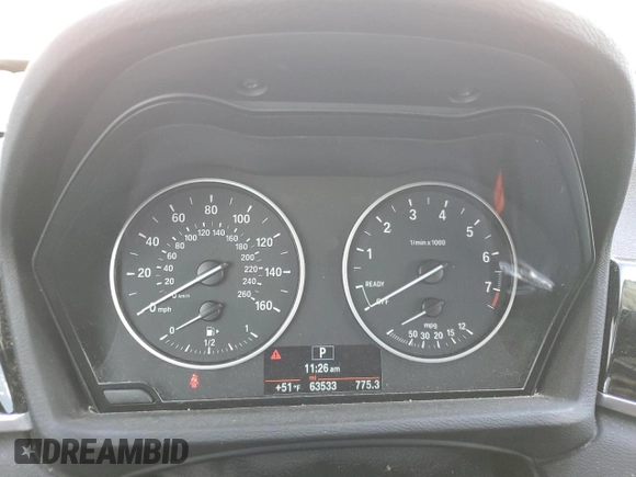 2018 BMW X1 xDrive28i with VIN WBXHT3C39J5K25722, listed as a Copart auction lot 46668855 with 63,533 mi miles and Salvage Title. Bid and sale history available at carsss.com. Image 9.