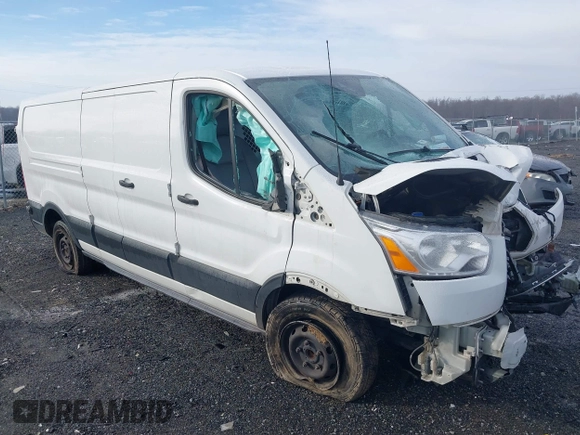 2019 Ford Transit z VIN 1FTYR2ZM6KKB81879, wystawiony jako IAAI lot #41485213 z przebiegiem 153 036 mil mil oraz . Historia ofert i sprzedaży dostępna na DreamBid. Obrazek 1.