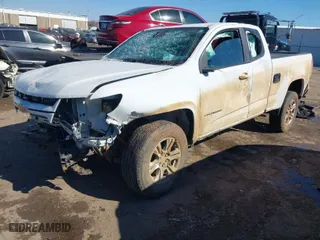 2021 Chevrolet Colorado 2WD LT with VIN 1GCHSCEA0M1280387, listed as a IAAI auction lot 41572295 with 63,710 mi miles. Bid and sale history available at carsss.com. Image 2.